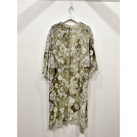 Raj Emery Embroidered Duster Kimono - Picture 16 of 16